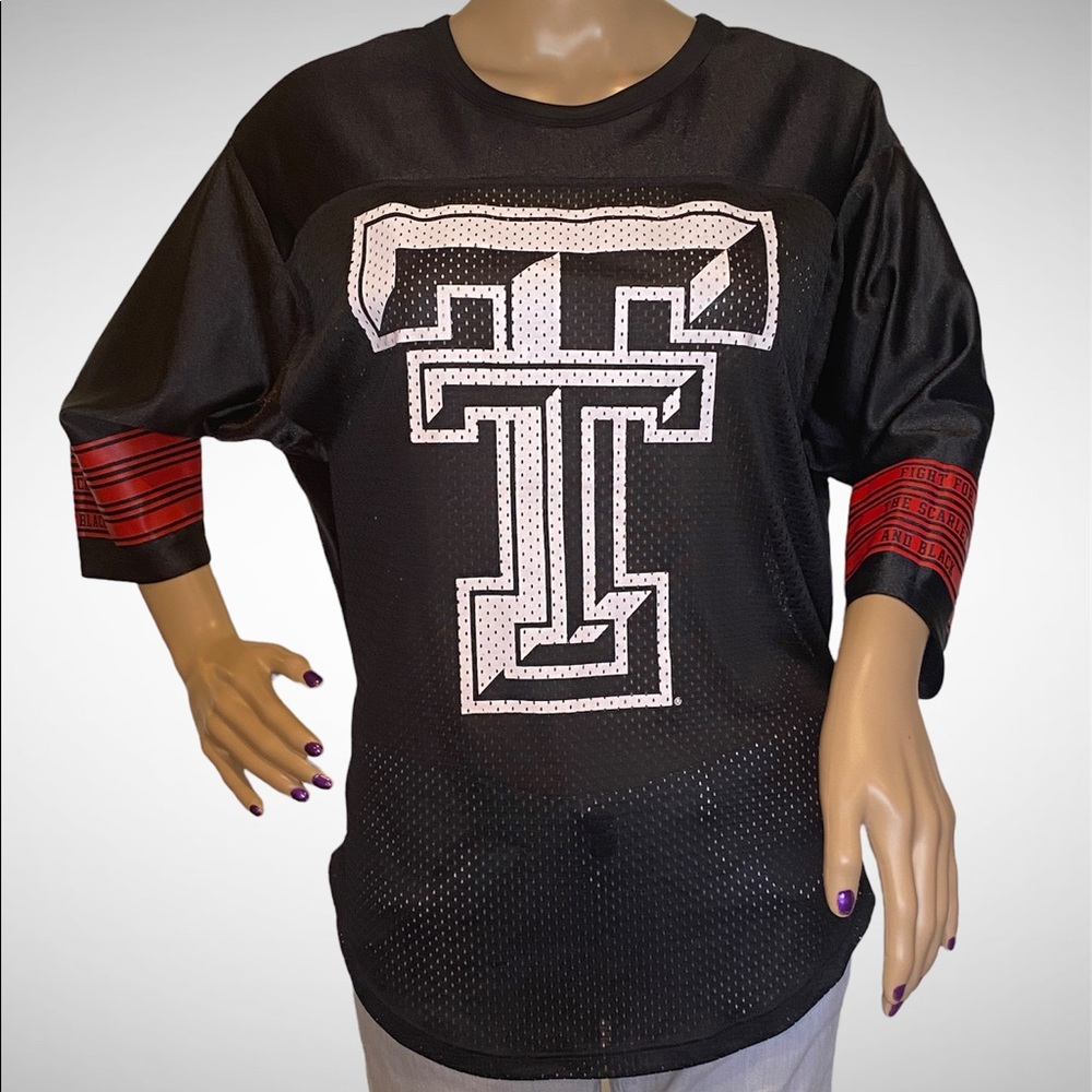 PINK Victoria's Secret Collegiate Collection Texas Tech Mesh Jersey Size XS NWOT